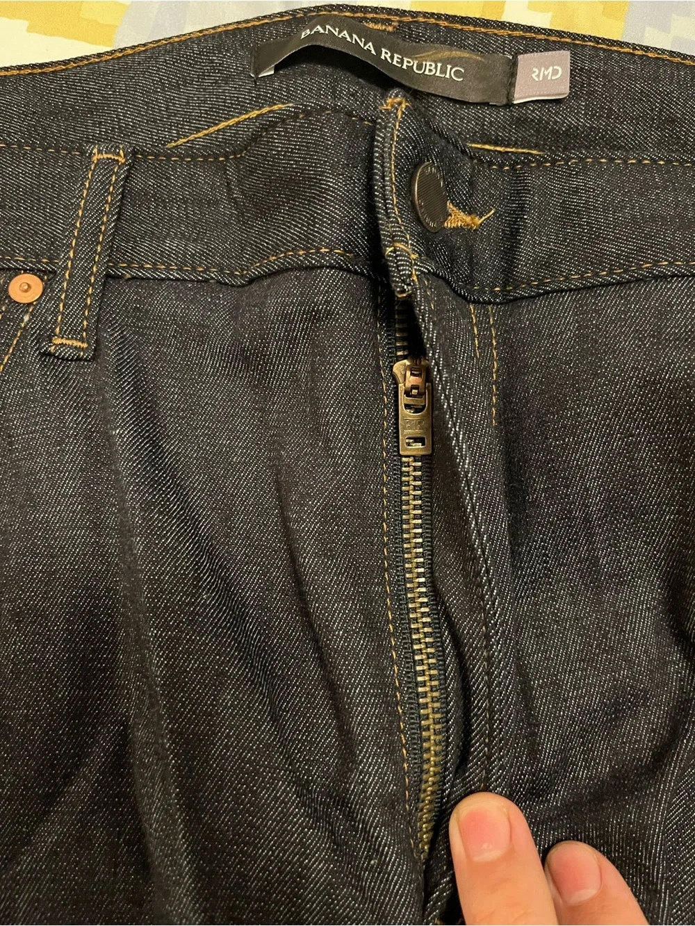 NWT Banana Republic Slim Premium Selvedge Denim Rapid Movement Denim Jeans 44x34